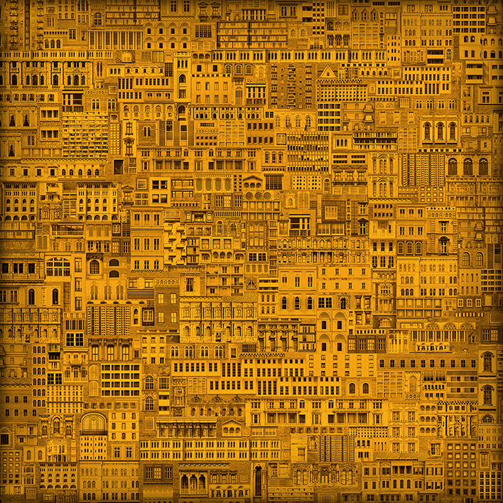 Şehir ve Bellek (İSTANBUL) / Diasec / 80x80 cm