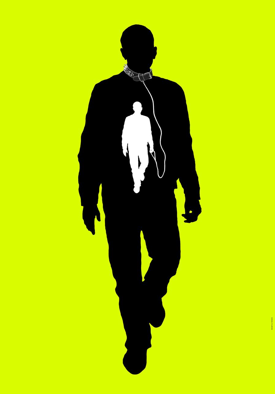 Vicdan / Kağıt üzerine karışık teknik / 70x100 cm