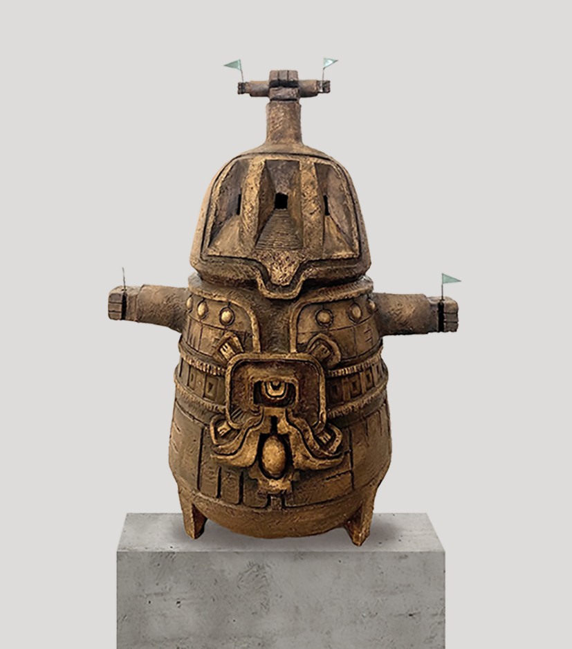 İsimsiz / Seramik, Metal / 62x43x37 cm / 2022