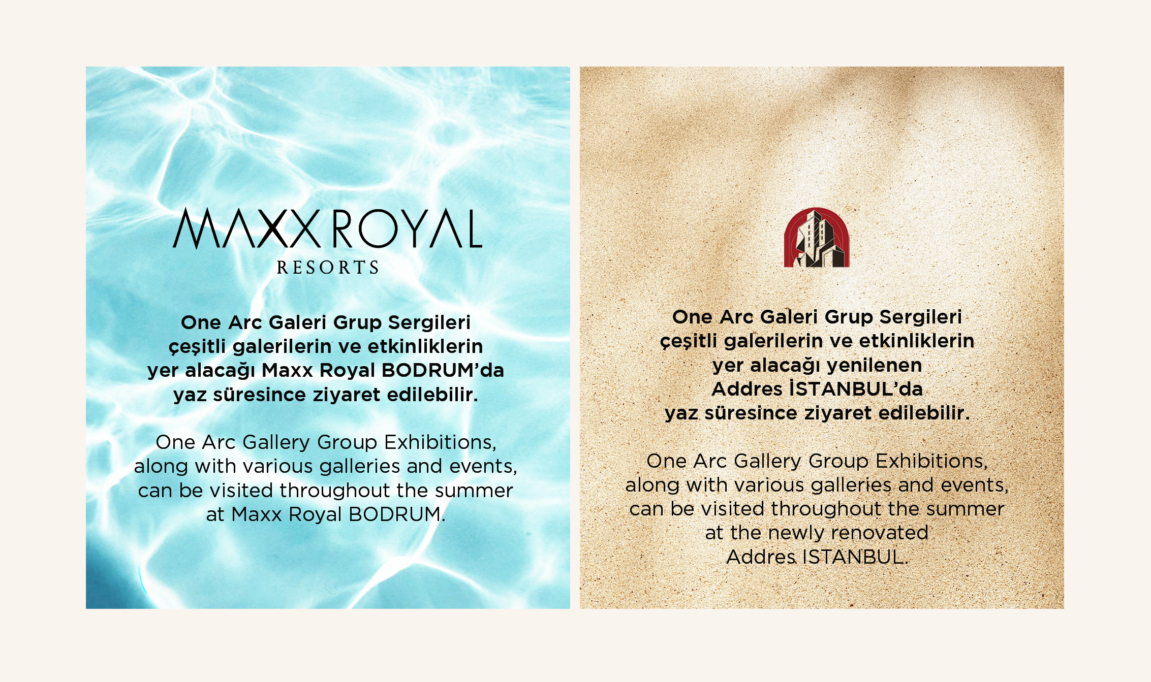 One Arc Galeri Grup Sergileri